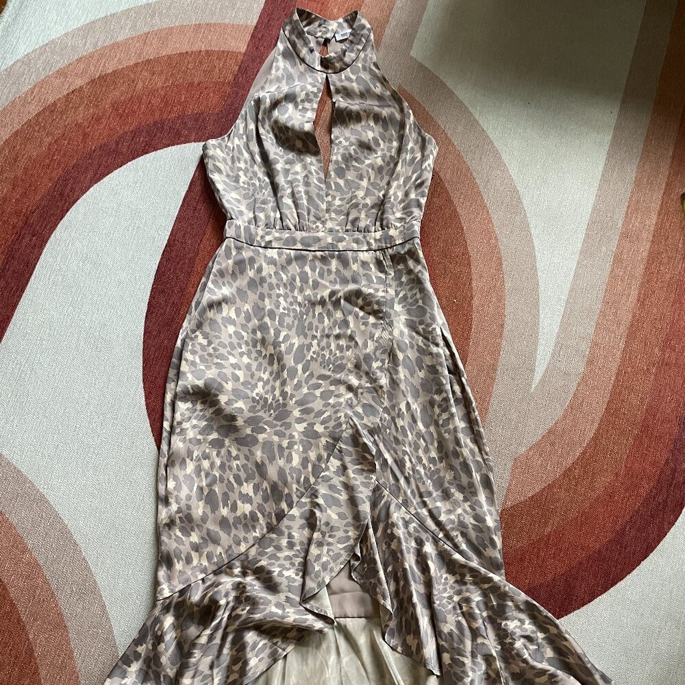 Good American Muted Silk Sleeveless Dress